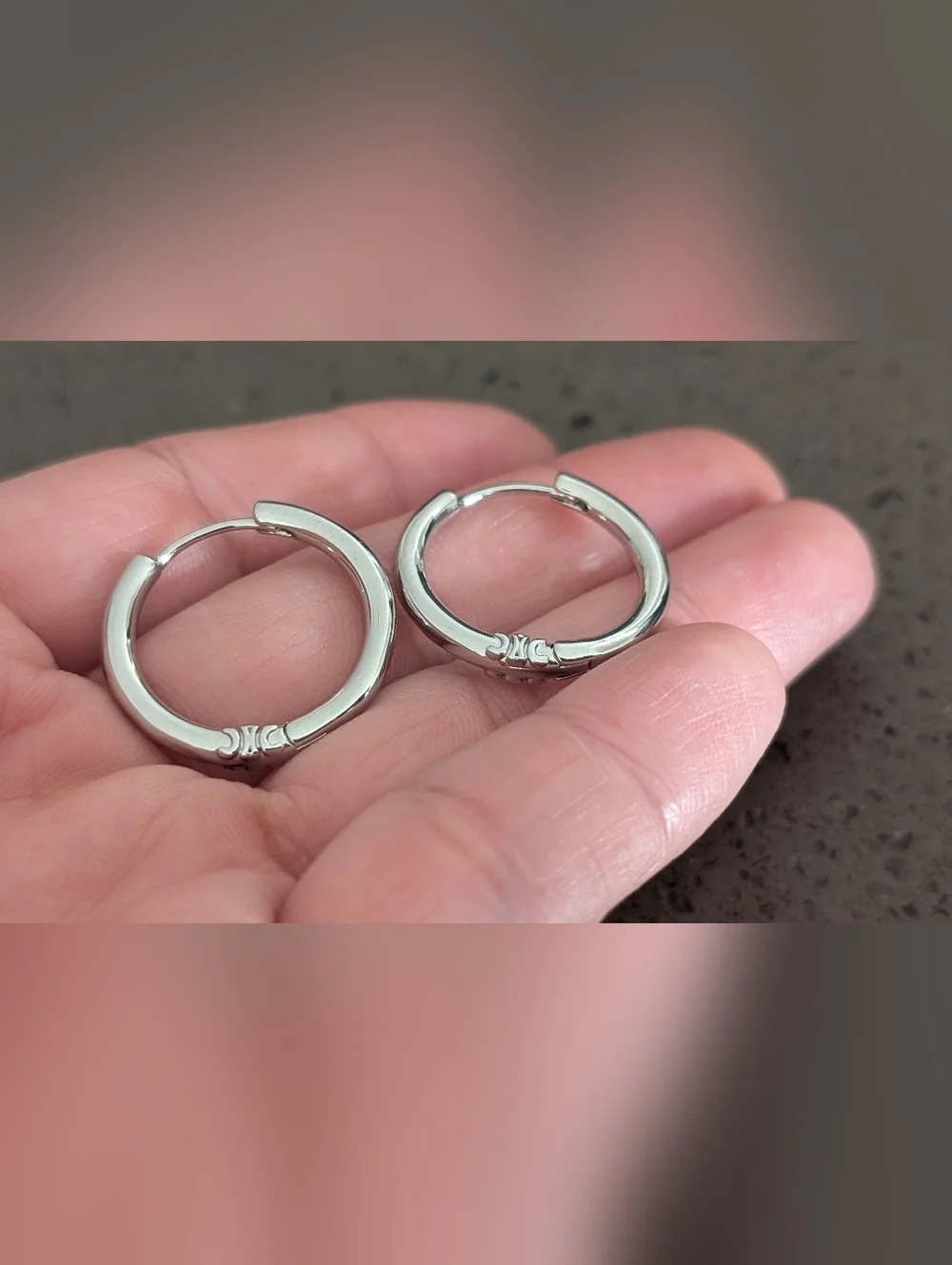 Silver Classic Polished Hoop Earrings Inspired Fashion Jewelry